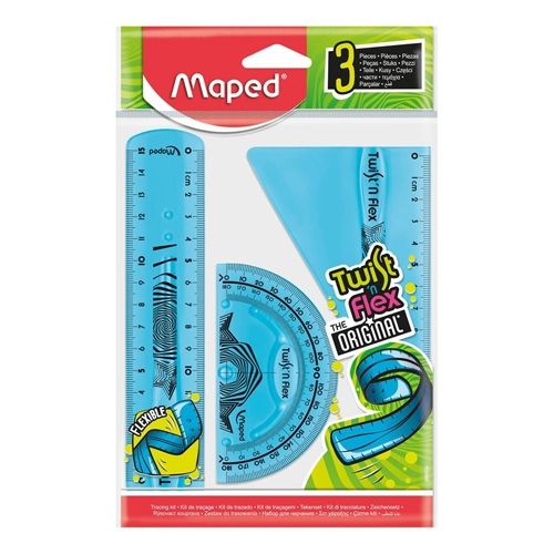 Bộ 3 Thước Học Sinh Cuộn Mềm - 895024 - Maped