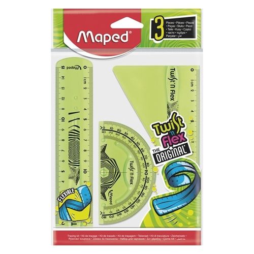 Bộ 3 Thước Học Sinh Cuộn Mềm - 895024 - Maped