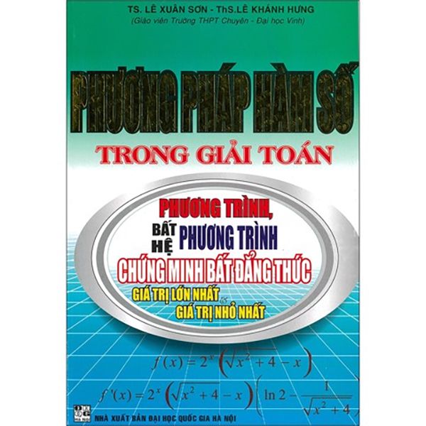 Phương Pháp Hàm Số Trong Giải Toán - Tái bản 2020
