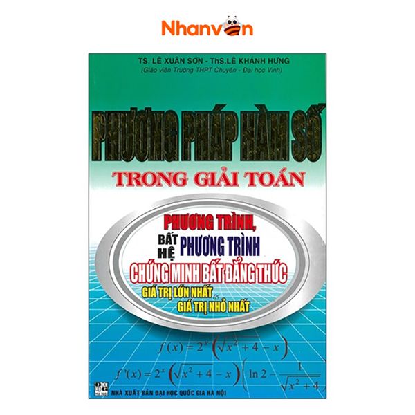 Phương Pháp Hàm Số Trong Giải Toán - Tái bản 2020