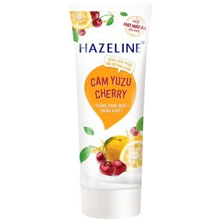Sữa Rửa Mặt Hazeline Tẩy Tế Bào Chết Cam Yuzu Và Cherry - 50gr