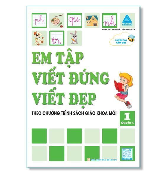  Luyện Tay Cầm Bút - Em Tập Viết Đúng Viết Đẹp 1 - Quyển 3  - Theo Chương Trình SGK Mới 