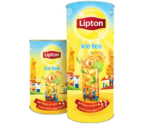 Ice Tea Ống Tết - Lipton - Bộ Trà 3 Vị Chanh Mật Ong, Đào, Xoài - 224g