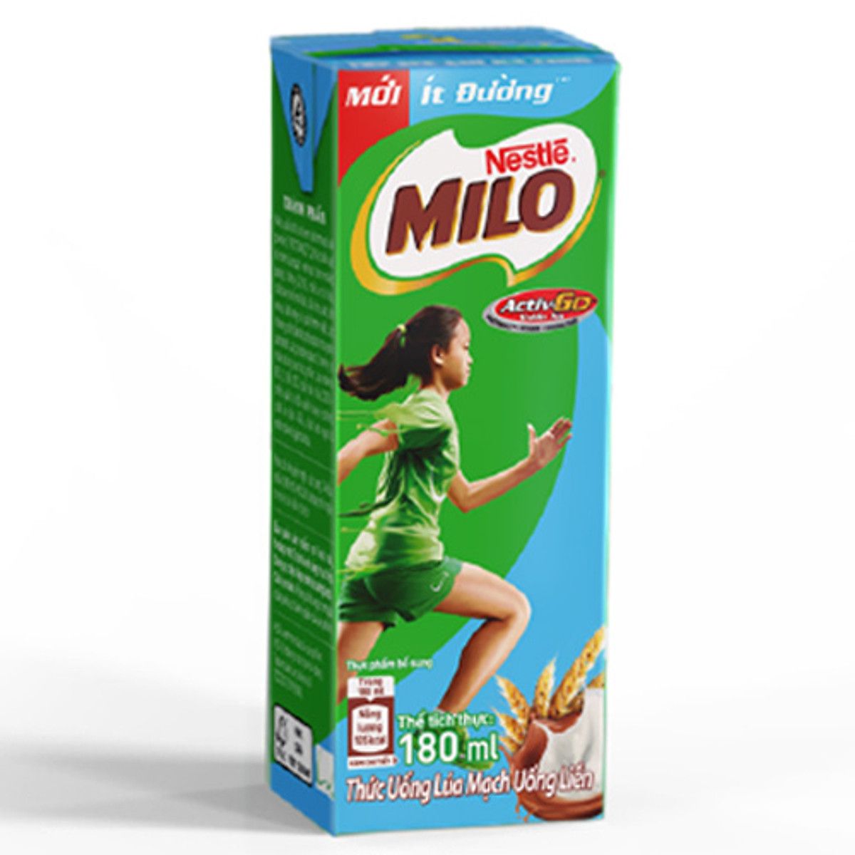 Sữa Nestlé Milo Ít Đường - 180ml