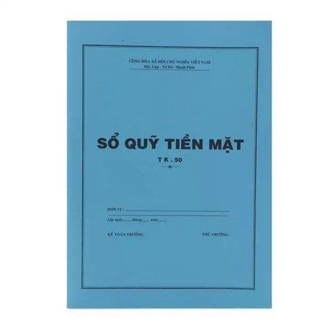 Sổ gửi tiền mặt