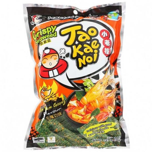 Bánh Snack Rong Biển Giòn Cậu Chủ (Taokaenoi) Vị Chua Cay 32g