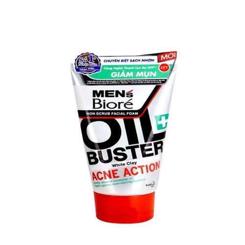 Sữa Rửa Mặt Men Biore Sạch Nhờn Giảm Mụn - 50g