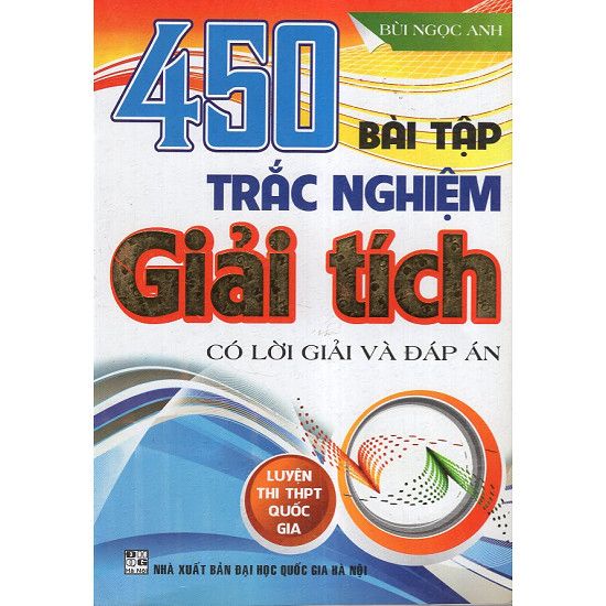 450 Bài Tập Trắc Nghiệm Giải Tích