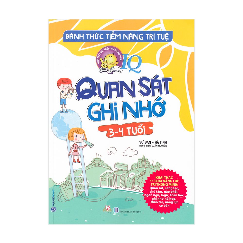Đánh Thức Tiềm Năng Trí Tuệ - Quan Sát Ghi Nhớ (3-4 Tuổi)
