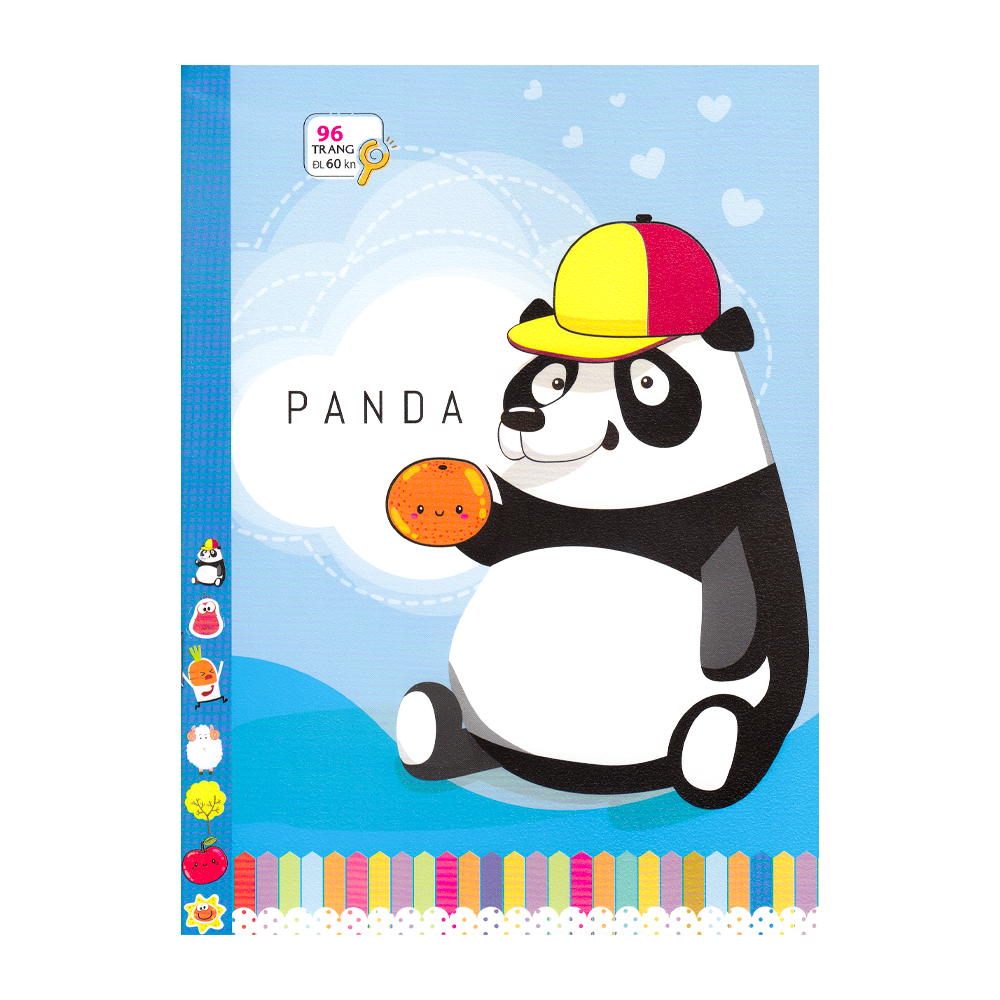 Tập 96 Trang Fort - Định Lượng 60gsm - 4 Ôly - Gấu Và Mèo