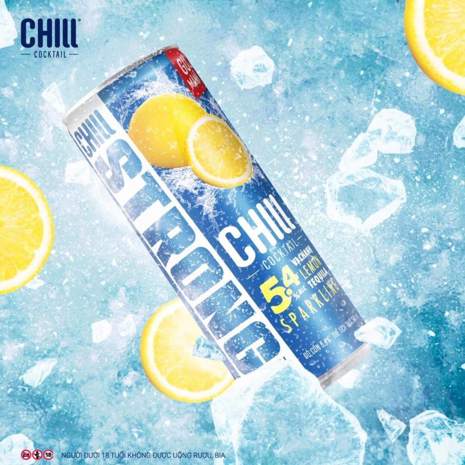  Chill Strong Lemon Tequila 330ml 