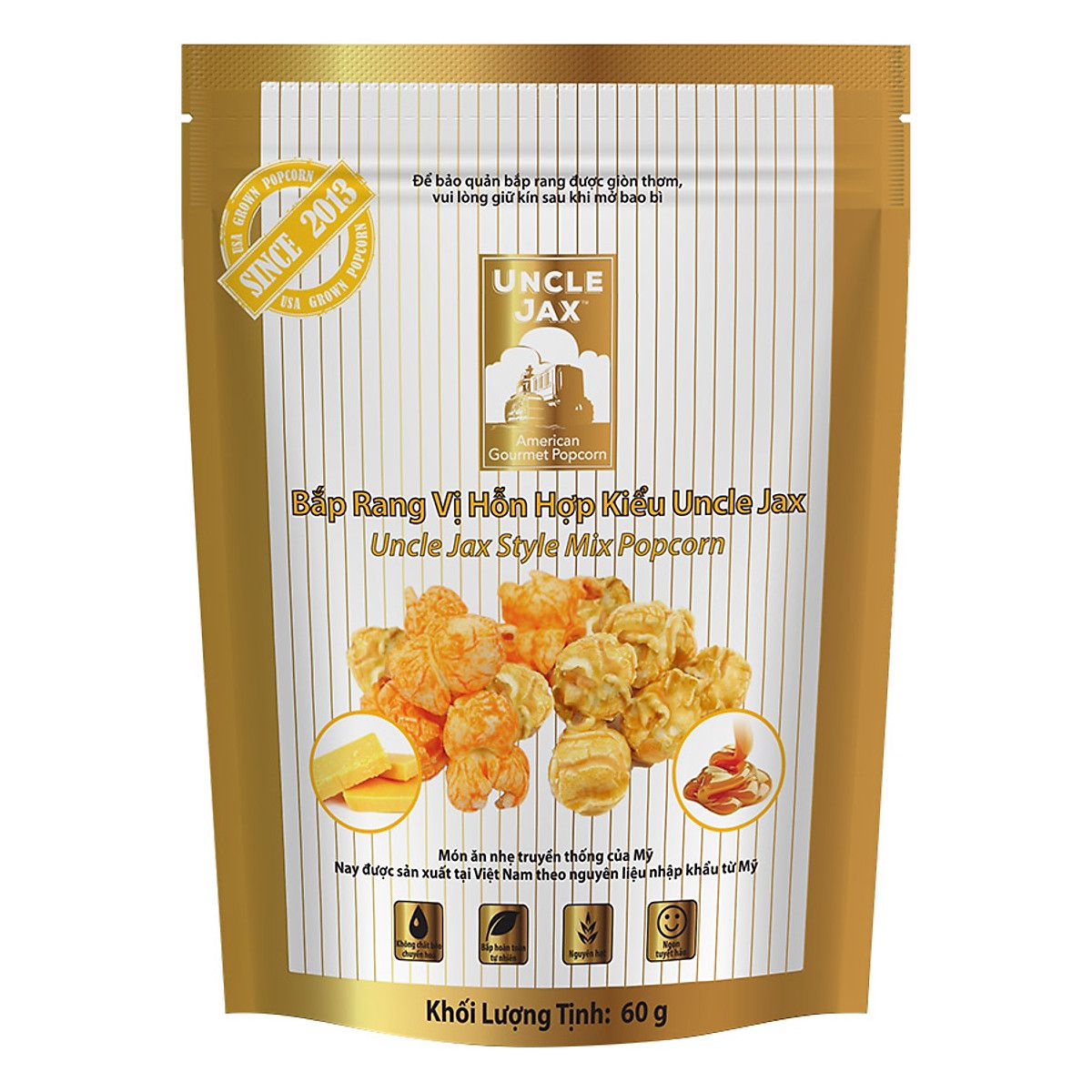 Bắp rang vị Hỗn Hợp
hiệu Uncle Jax