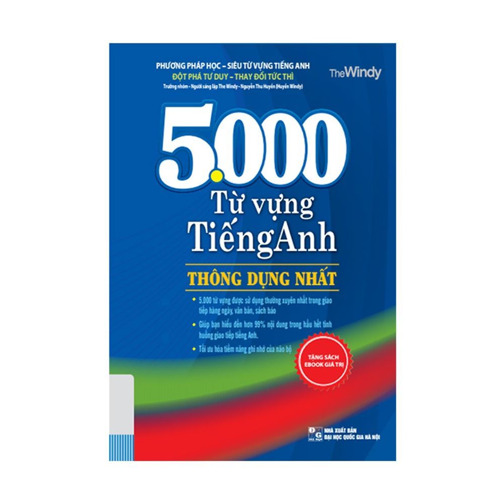 5000 Từ Vựng Tiếng Anh Thông Dụng Nhất (Tái Bản 2018)