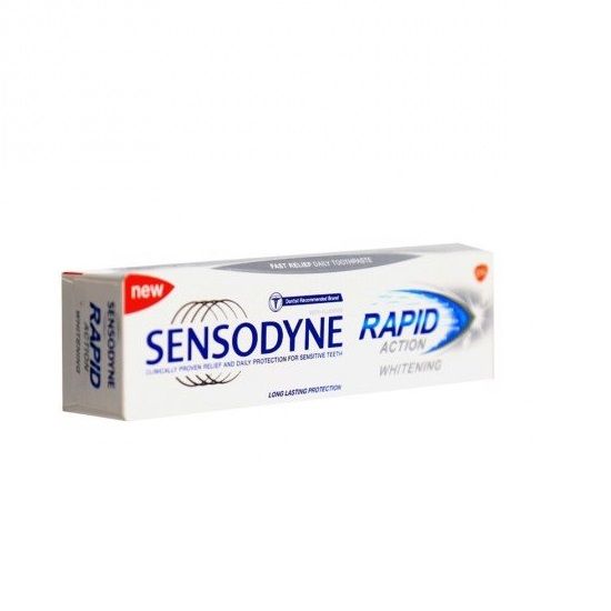 Kem Đánh Răng Giảm Ê Buốt - Sensodyne Rapid Action Whitening - 100g