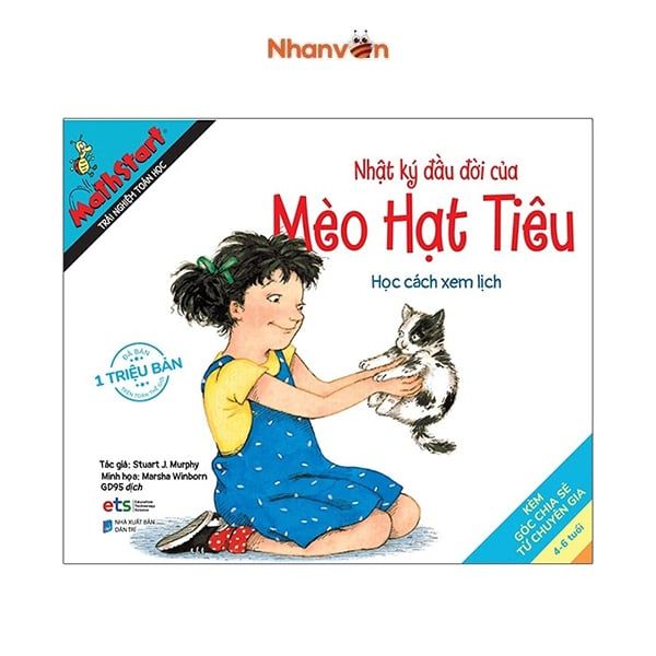 Mathstart Trải Nghiệm Toán Học - Nhật Ký Đầu Đời Của Mèo Hạt Tiêu
