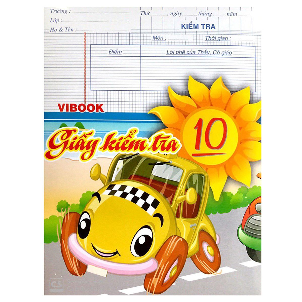 Giấy Kiểm Tra Hộp Vibook - KTH100 - 20 Tờ