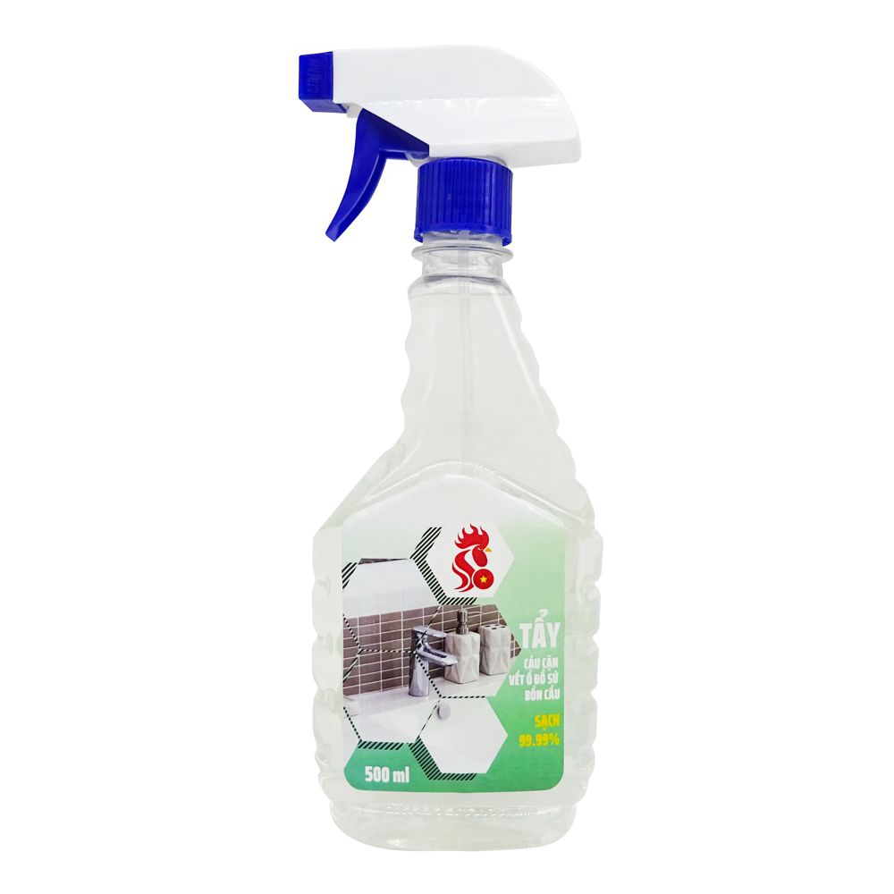 Tẩy cáu căn vết ố đồ sứ bồn cầu 500ml