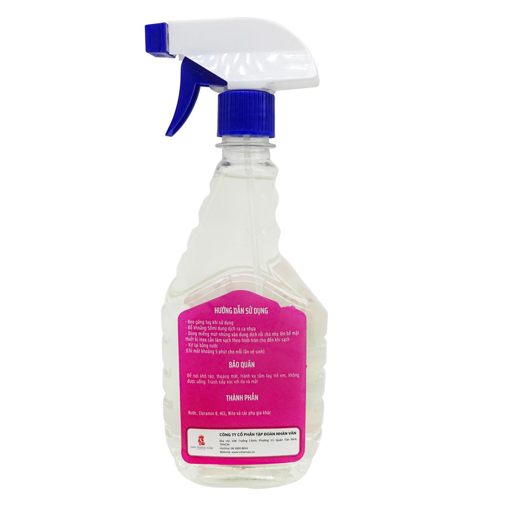 Tẩy cặn Inox-kim loại 500ml