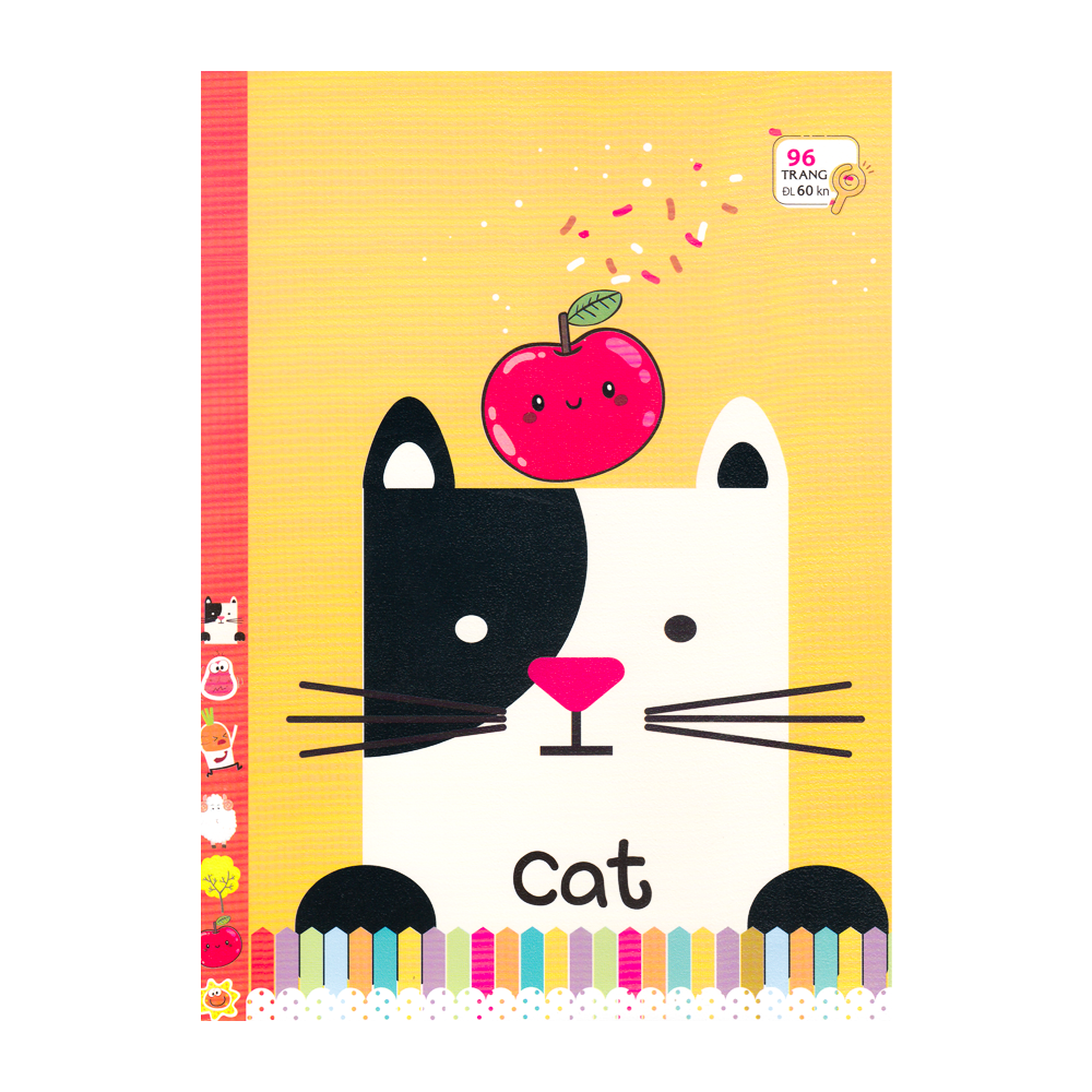 Tập 96 Trang Fort - Định Lượng 60gsm - 4 Ôly - Gấu Và Mèo