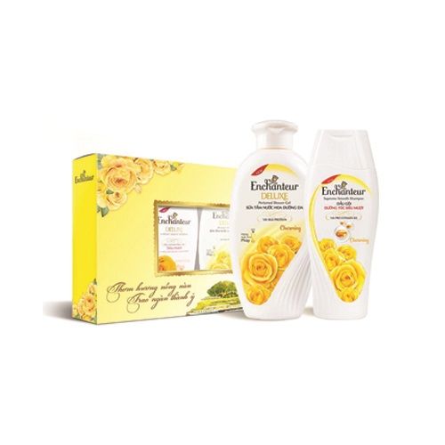Hộp Quà Enchanteur Charming: Dầu Gội 180g + Sữa Tắm 180g