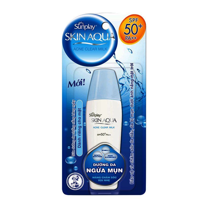 Sữa Chống Nắng Dưỡng Da Ngừa Mụn SunPlay Skin Aqua SPF50+PA++++