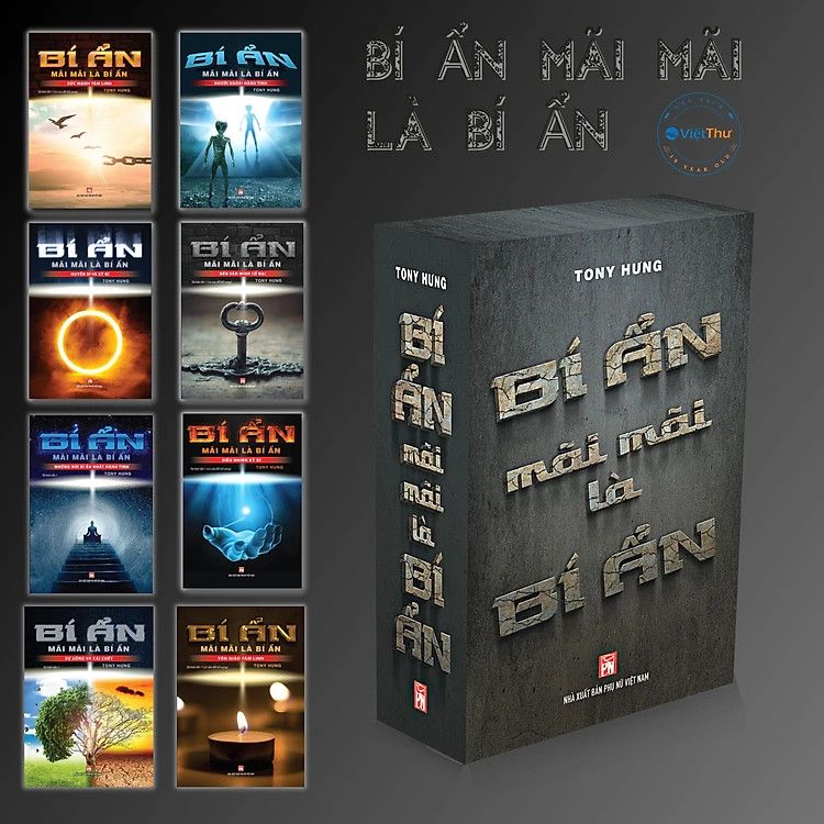  Bộ Hộp - Bí Ẩn Mãi Mãi Là Bí Ẩn (Trọn Bộ 8 Quyển) 