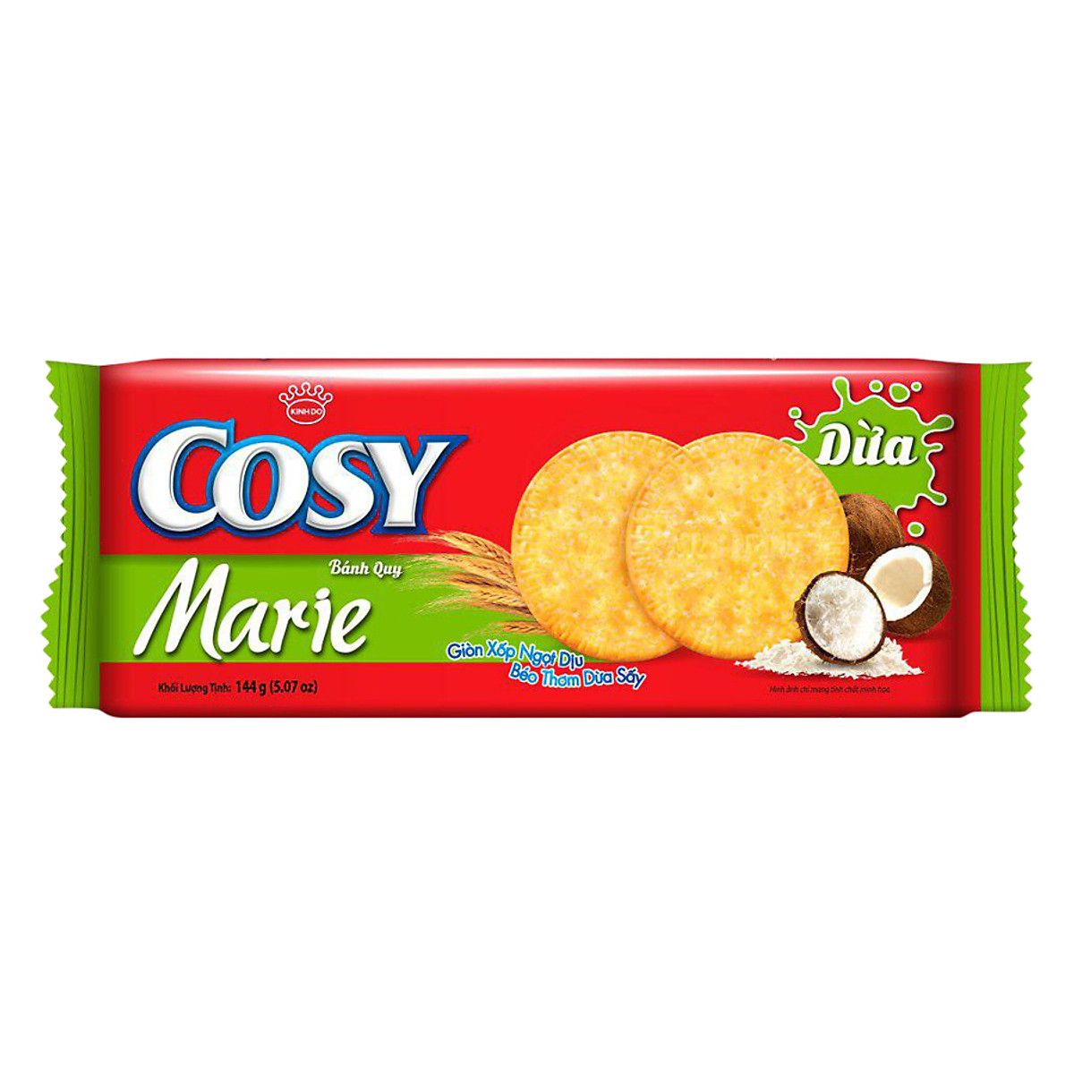 Bánh Cosy Marie dừa 144g*24gói