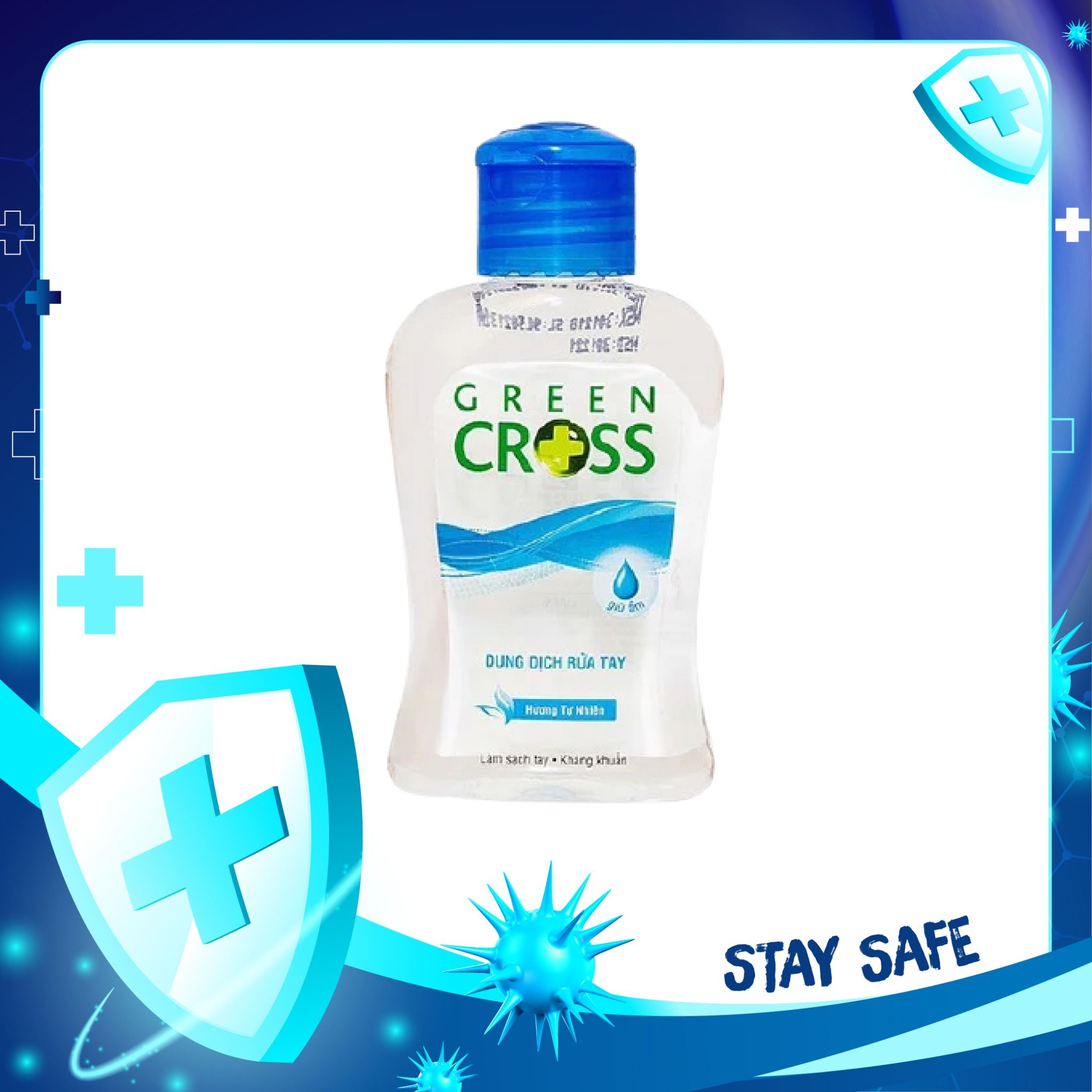 Nước Rửa Tay Green Cross Hương Tự Nhiên (100ml)