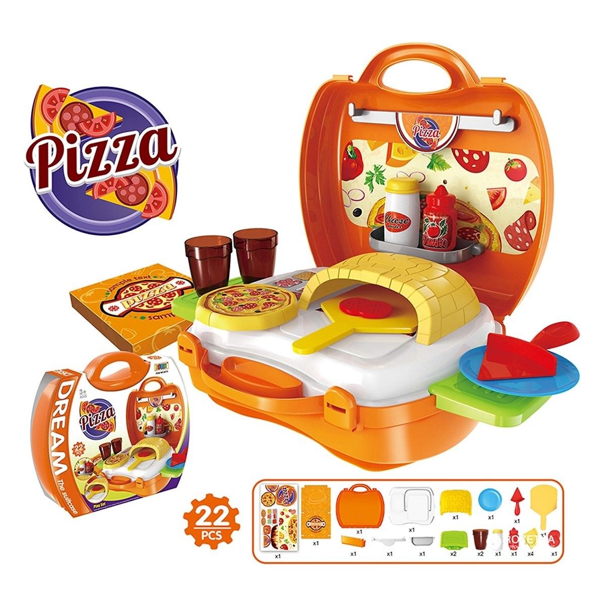 8313 - Bộ valy làm bánh pizza