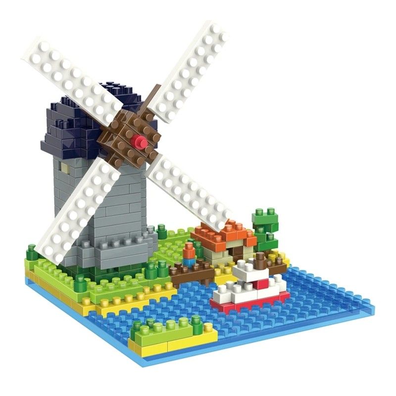 GHCXG-3281-Mega Block - Ghép Hình Cối xay gió Hà Lan