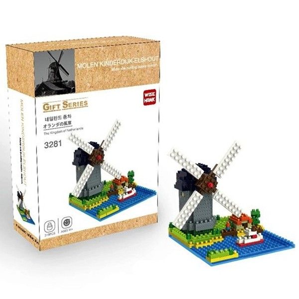 GHCXG-3281-Mega Block - Ghép Hình Cối xay gió Hà Lan