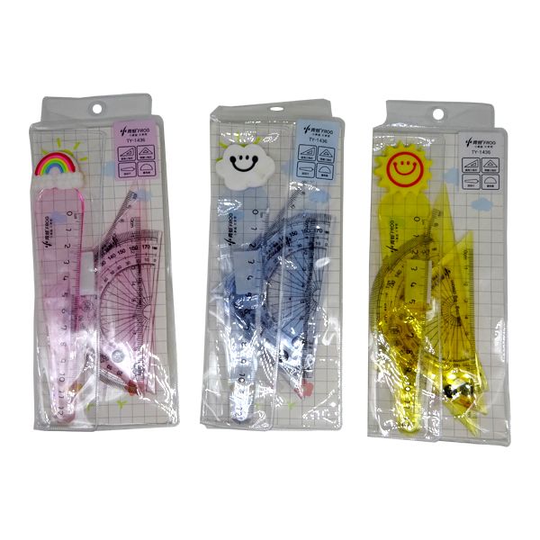 Thước Bộ 4 Cái - TY-1467 - Màu Sắc Giao Ngẫu Nhiên