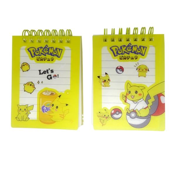 Sổ Lò Xo Nhí Hình Pikachu P6204 - Màu Vàng