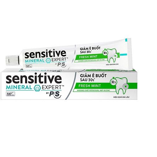 Kem Đánh Răng Sensitive Expert By P/S Fresh Mint Bạc Hà Thơm Mát - 100g
