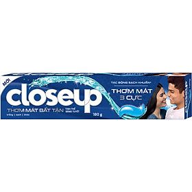 Kem Đánh Răng Close Up Tinh Thể Bạc Tuyết (140g)