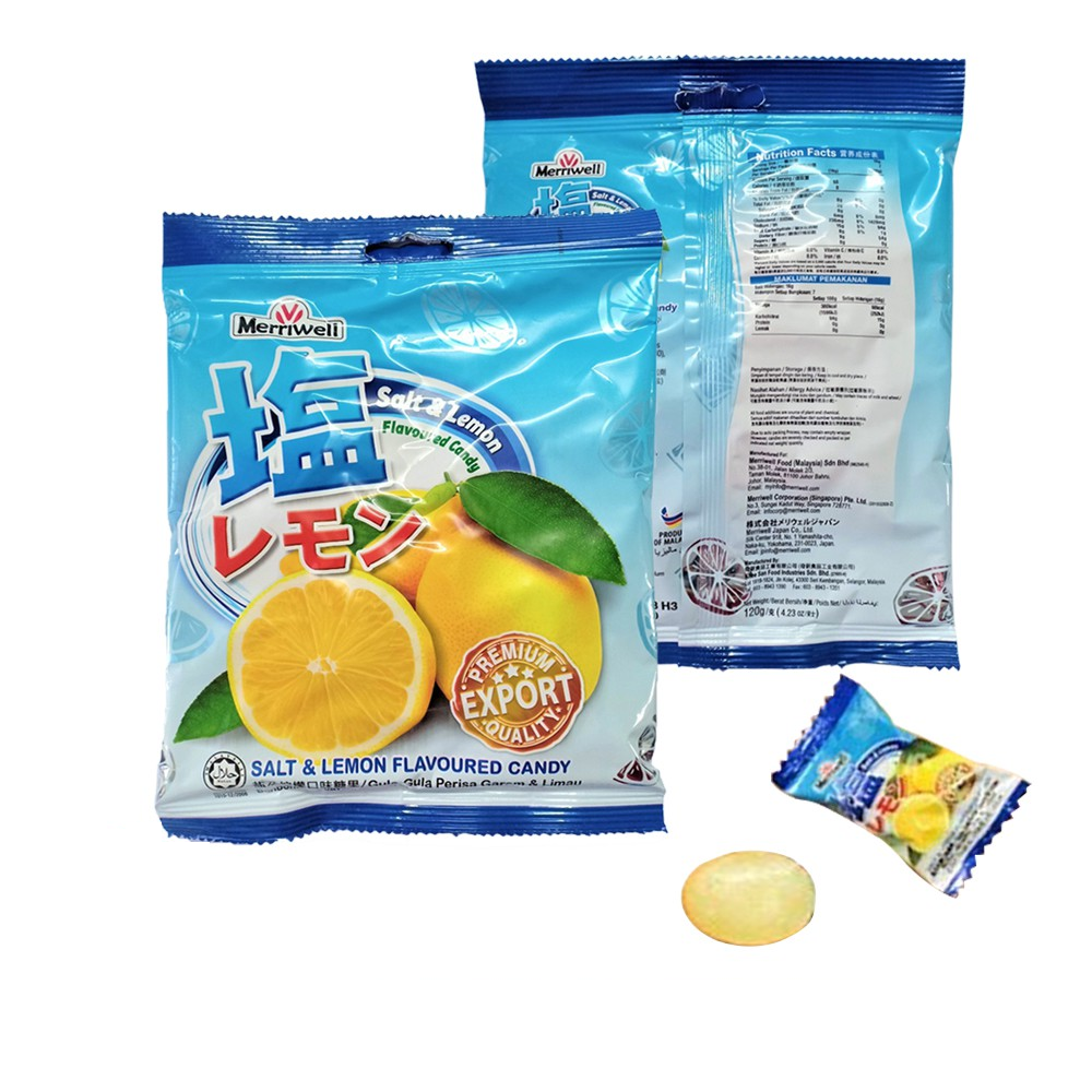 Kẹo Chanh Muối Mã Lai - Salt & Lemon - 100g
