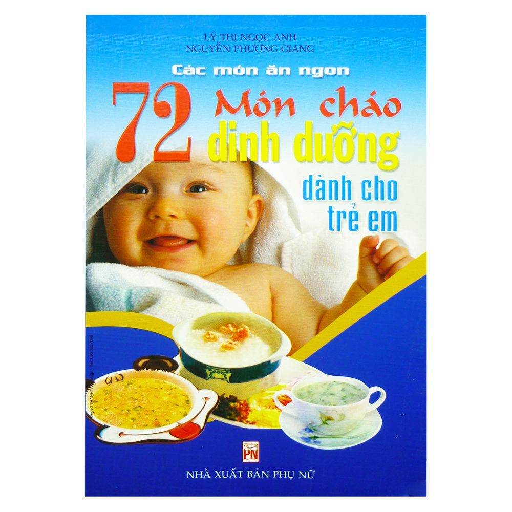  72 Món Cháo Dinh Dưỡng Dành Cho Trẻ Em 