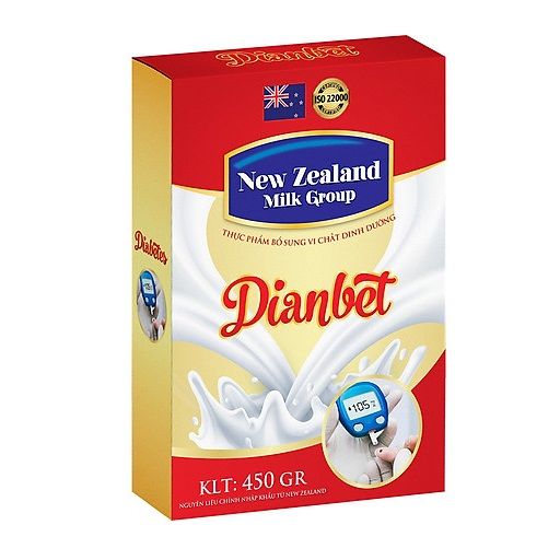 sữa NEW ZEALAND MILK GOURP DIANBET 450g