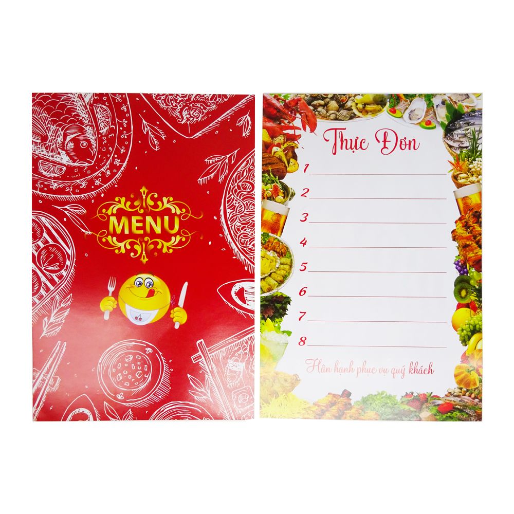 Thực đơn nhỏ (50tờ/xấp)