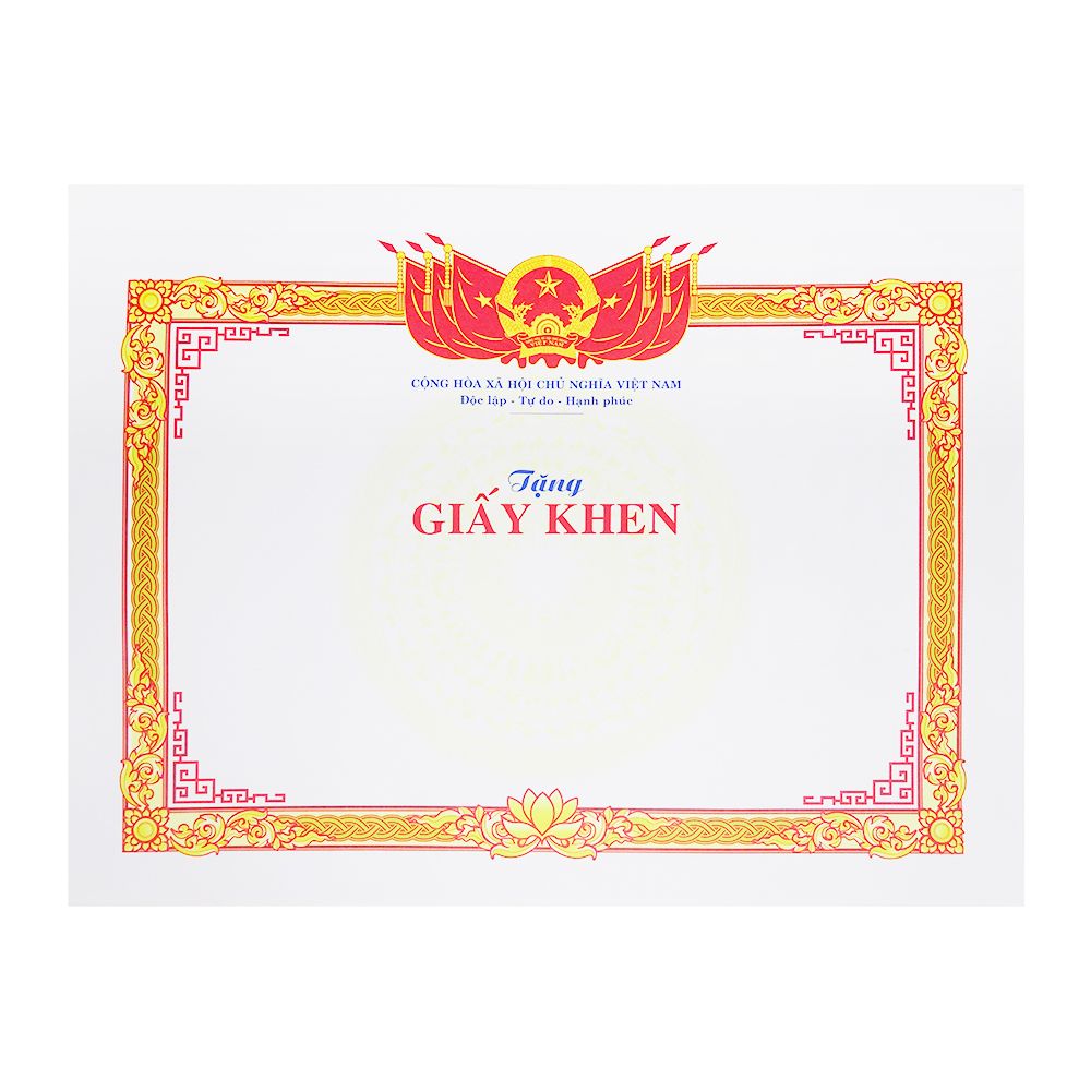 Giấy khen láng >*100tờ