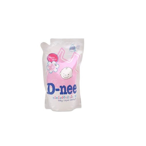 Nước Giặt Quần Áo Cho Bé D-Nee Hồng Honey Star 600ml