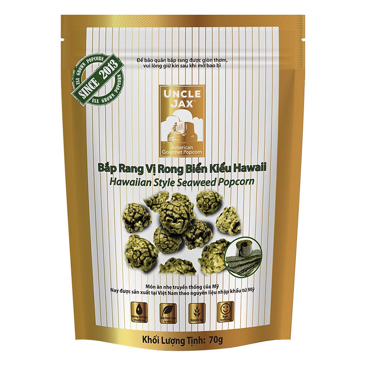 Bắp Rang Vị Rong Biển Kiểu Hawaii - 70g