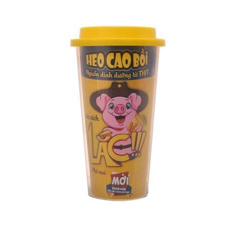 Xúc Xích Tiệt Trùng Heo Cao Bồi Lắc Phô Mai - 4Cây/Ly