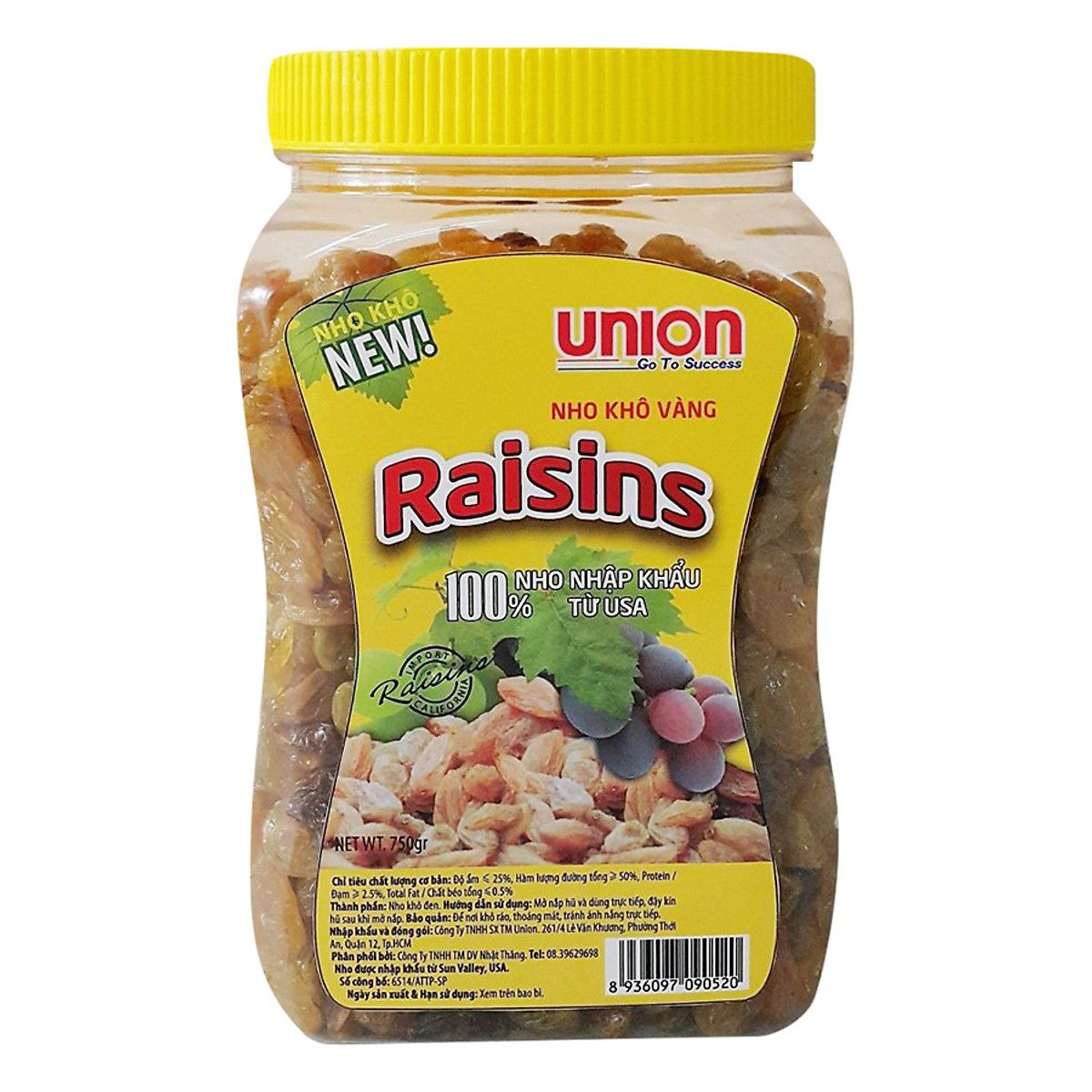 Nho khô vàng Raisins 700gr