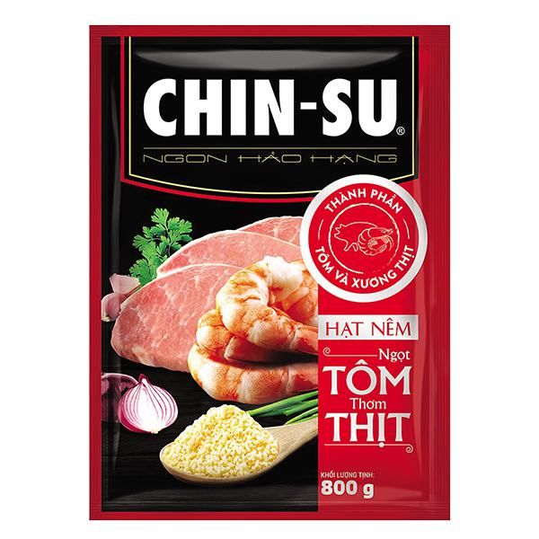  Hạt Nêm Chinsu Ngọt Tôm Thơm Thịt - Gói 800gr 