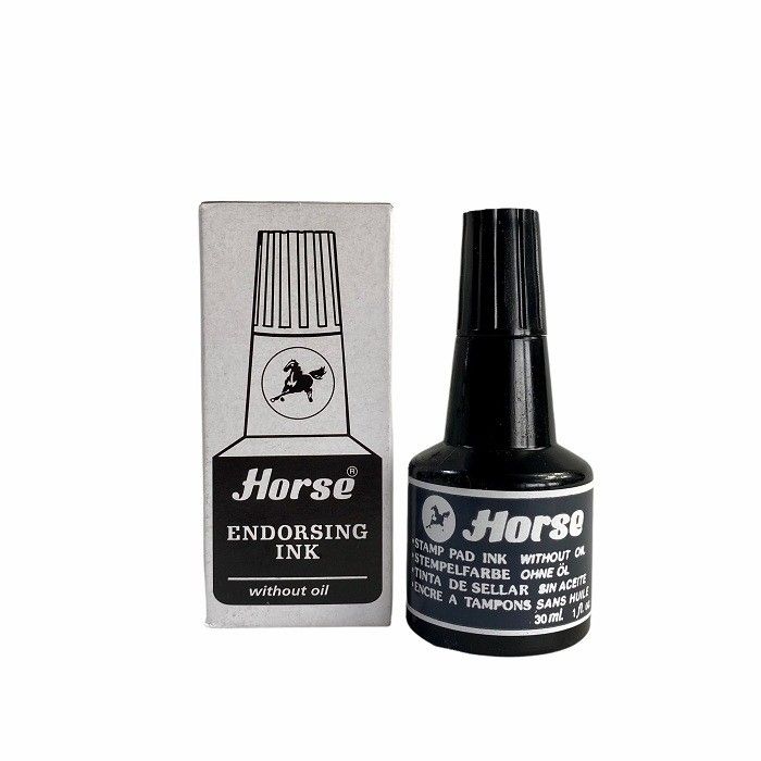 Mực Dấu Horse Không Cọ H-30CC Đen