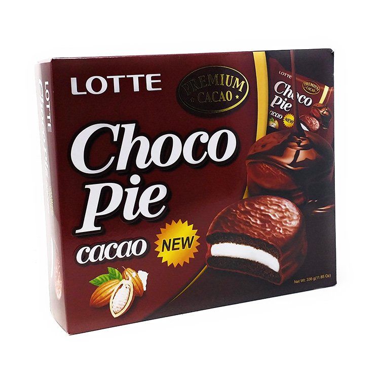 Bánh lotte choco pie cacao 12 pack 336g