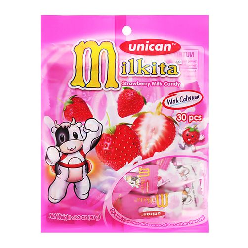 Kẹo sữa milkita hương dâu 84g M9