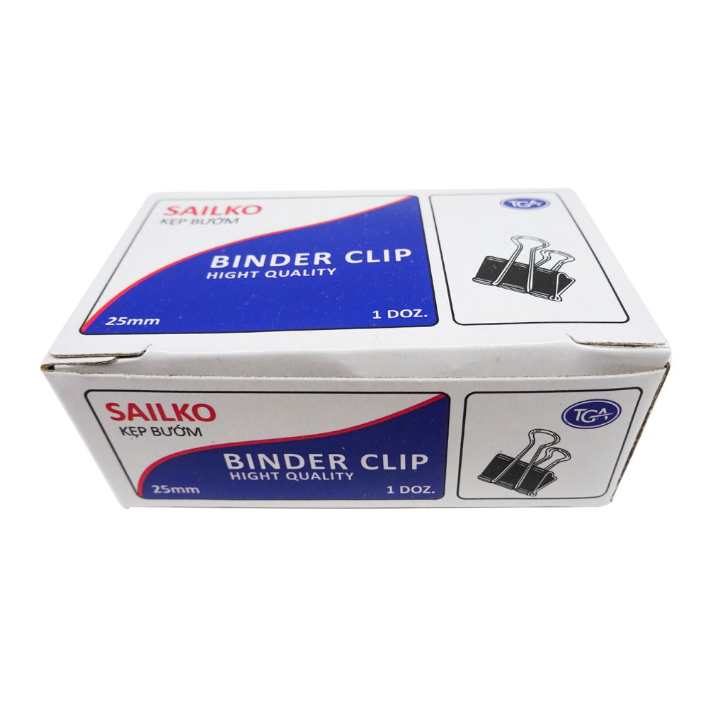 Kẹp Bướm - 25mm - Sailko - 12 Cái/Hộp