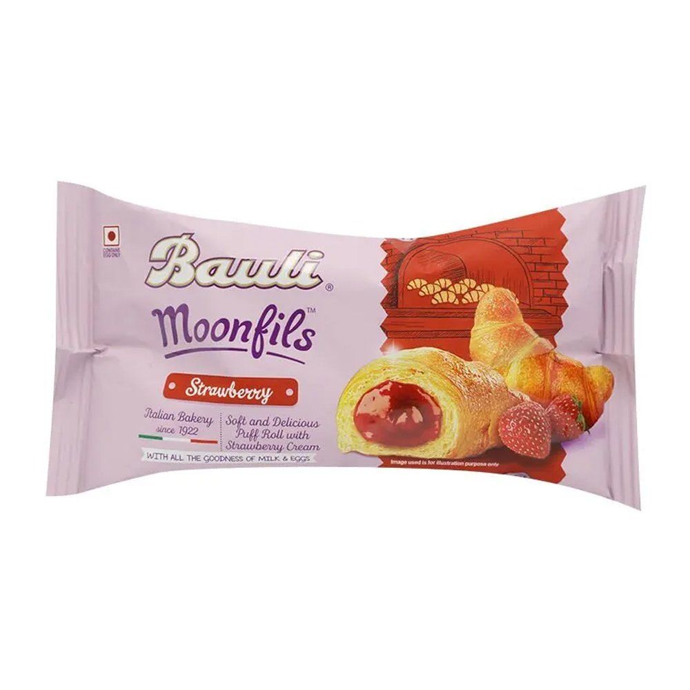 Bánh Bauli Moonfils nhân Kem Dâu - 47gr